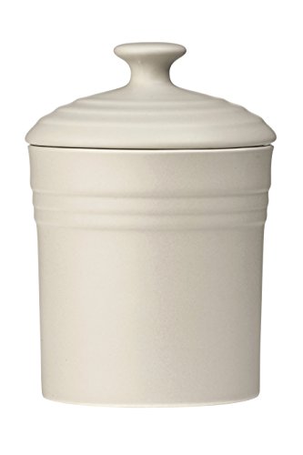 Premier Housewares Ovenlove Kanister, 0,83 Liter, Steingut, beige, 14 x 14 x 10 cm, 12x12x18 von Premier