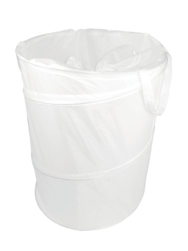 Premier Housewares Pop Up-Aufbewahrungskorb, Polyester, Weiß, 43x43x60 von Premier Housewares