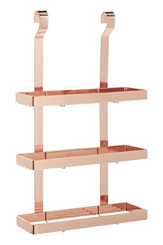 Premier Housewares SORELLO zum Aufhängen Rack, Eisen, Rose Gold, 9 x 26 x 44 cm von Premier