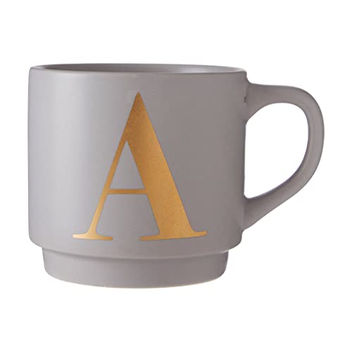 Premier Housewares Signet Grey A Letter Mug von Premier