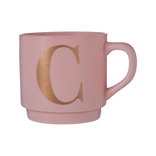 Premier Housewares Signet Pink C Letter Mug Premier Housewares Signet Pink C Letter Mug von Premier