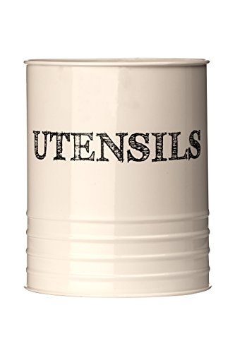 Premier Housewares Sketch Utensilienhalter, cremefarben, Pulverbeschichtetes Metall, Sahne, 13x13x16 Premier Housewares Sketch Utensilienhalter, cremefarben, Pulverbeschichtetes Metall, Sahne, 13x13x16 von Premier