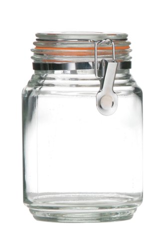 Premier Housewares Traditionelles EinmachGlas 800 ml, Glas, klar, 10x12x16 von Premier