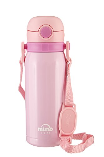 Premier Housewares Mimo Kids TrinkFlasche, Pink von Premier