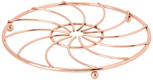 Premier Housewares Trivet, Rose Gold Metal Wire, 19 cm von Premier