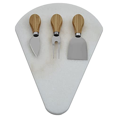 Premier Housewares White Fan Shaped Marble Cheese Board von Premier