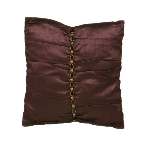 Premier Housewares Zara Kissen mit schwarzen und goldenen Juwelen 30x30 cm amethystfarben Premier Housewares Zara Kissen mit schwarzen und goldenen Juwelen 30x30 cm amethystfarben von Premier