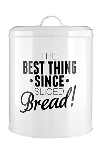 Wortspiel und Spiele Metall Brot Slice Abfallbehälter Küche Lebensmittel Vorratsdose Behälter Wortspiel und Spiele Metall Brot Slice Abfallbehälter Küche Lebensmittel Vorratsdose Behälter von Premier