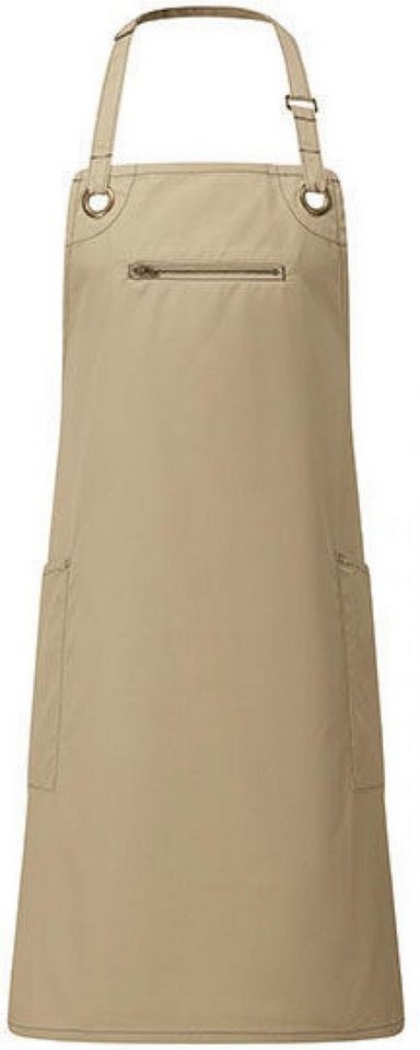 Premier Workwear Kochschürze 'Barley' Contrast Stitch Sustainable Bib Apron - Latzschürze von Premier Workwear