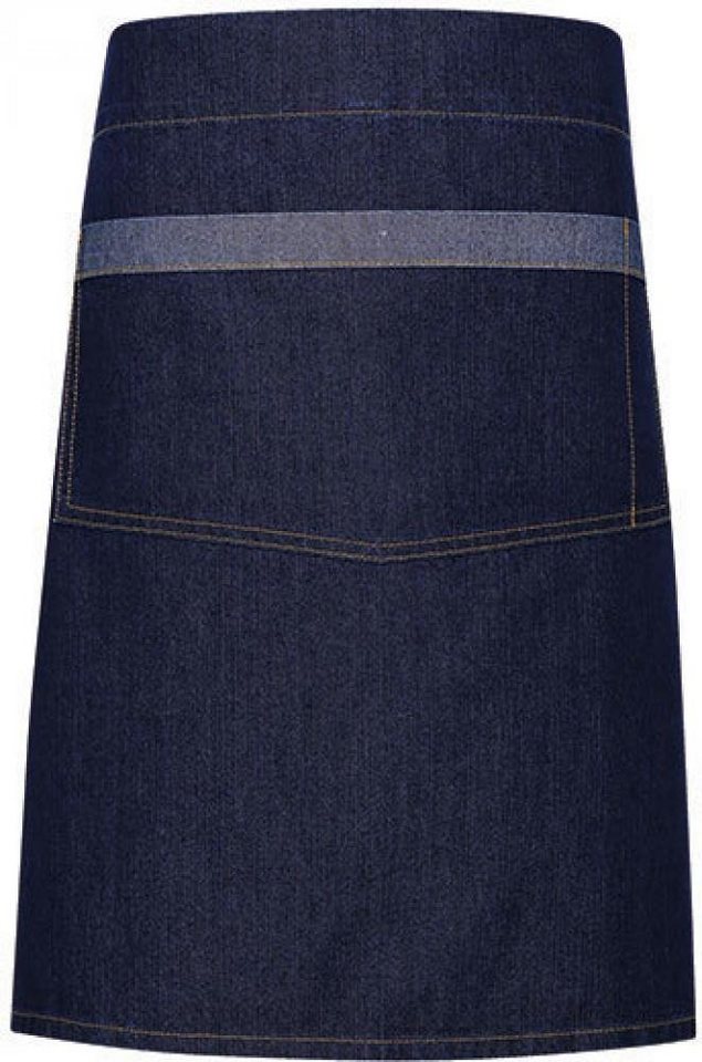 Premier Workwear Kochschürze Domain Contrast Denim Waist Apron - 50 cm x 70 cm von Premier Workwear