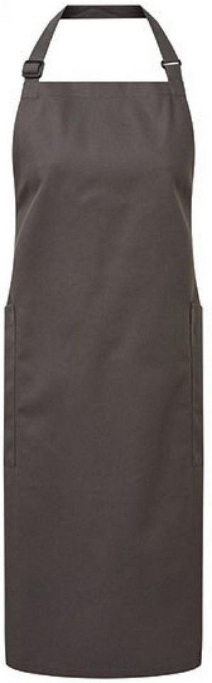 Premier Workwear Kochschürze Latzschürze, Recycled & Organic Fairtrade Bib Apron, 86 x 72 von Premier Workwear