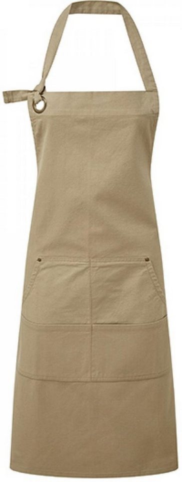 Premier Workwear Kochschürze Latzschürze Calibre Heavy Cotton Canvas Pocket Apron von Premier Workwear