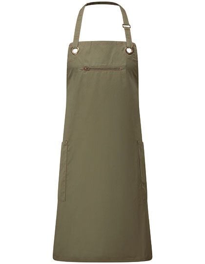 Premier Workwear Latzschürze (Bio Baumwolle u. rec. Polyester) Grillschürze Küchenschürze von Premier Workwear