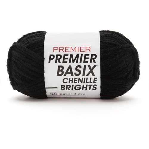 Premier Basix Chenille Brights Yarn-Black 2126-13 Premier Basix Chenille Brights Yarn-Black 2126-13 von Premier Yarns