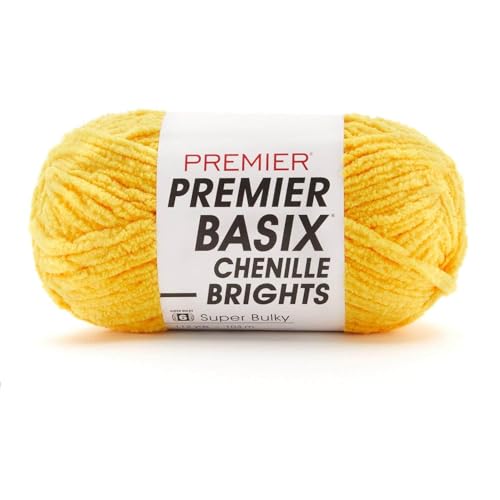 Premier Basix Chenille Brights Yarn-Lemon 2126-22 Premier Basix Chenille Brights Yarn-Lemon 2126-22 von Premier Yarns