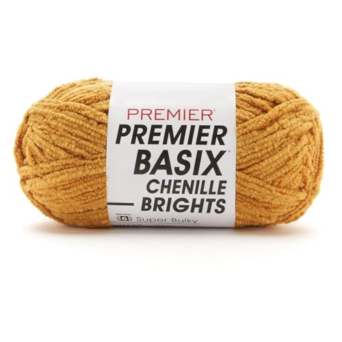 Premier Basix Chenille Brights Yarn-Mustard 2126-07 Premier Basix Chenille Brights Yarn-Mustard 2126-07 von Premier Yarns
