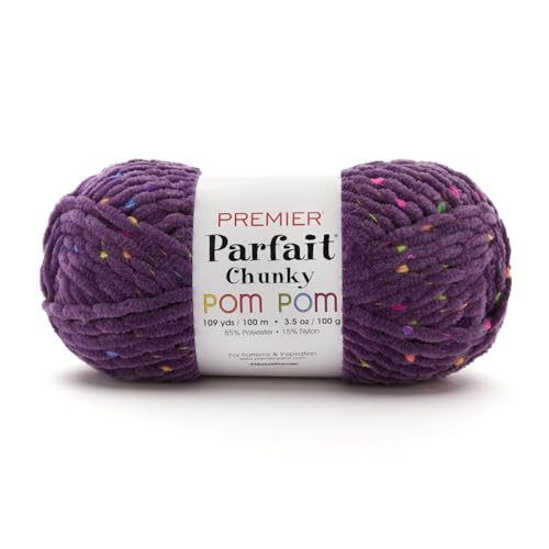 Premier Parfait Chunky Pom Pom Yarn-Ultraviolet Premier Parfait Chunky Pom Pom Yarn-Ultraviolet von Premier Yarns