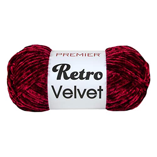 Premier Yarns 1088-08 Retro Velvet-Ruby, Polyester, rubinrot, 280 Meter Premier Yarns 1088-08 Retro Velvet-Ruby, Polyester, rubinrot, 280 Meter von Premier Yarns