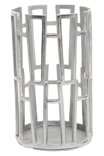 Delphi Großer Kerzenhalter in Silber-Finish Delphi Großer Kerzenhalter in Silber-Finish von Premier