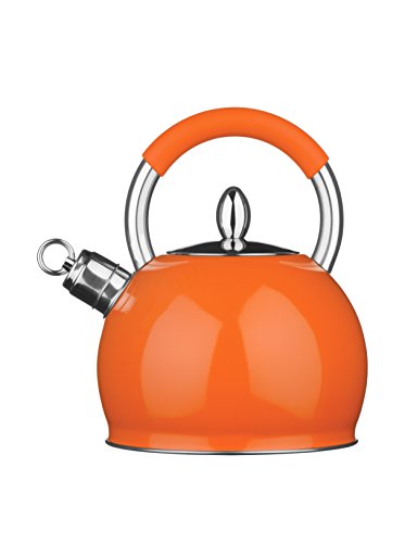 Premier Haushalt Whistling Kettle, 2,4 Liter - Orange Premier Haushalt Whistling Kettle, 2,4 Liter - Orange von Premier Housewares