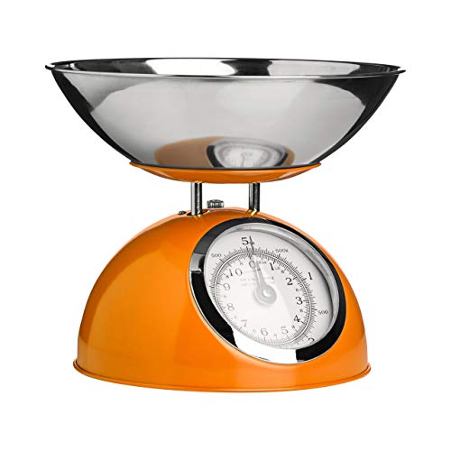 Premier Haushaltswaren 5 Kg Mechanische Küchenwaage - Orange von Premier