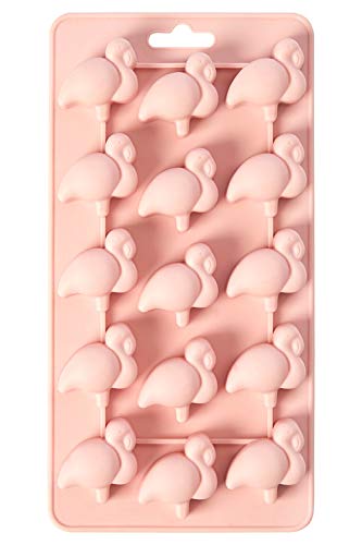 Premier Housewares 0804786 Ice Cube Tray, Silicone, Pink von Premier