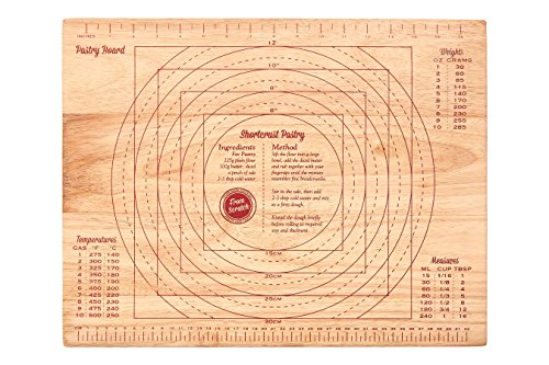 Premier Housewares 1104705 Vom Vom Kratzer Nudelbrett, Rubberholz (Hevea), natürlich von Premier