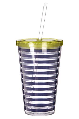 Premier Housewares 1405170 MIMO Streifen Getränke Tvasse – 450ml, Multi-coloured von Premier