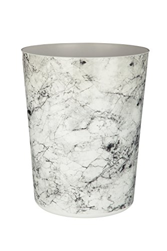Premier Housewares 1601585 Rome Abfalleimer, marmoriert, grau, 20 x 20 x 25 cm von Premier