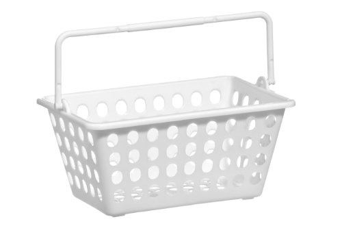 Premier Housewares Aufbewahrungskorb weiß, Kunststoff, 14x23x11 von Premier