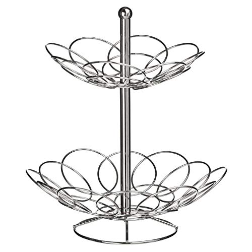 Premier Housewares Hängende Körbe, 3-Tier, Chrom von Premier