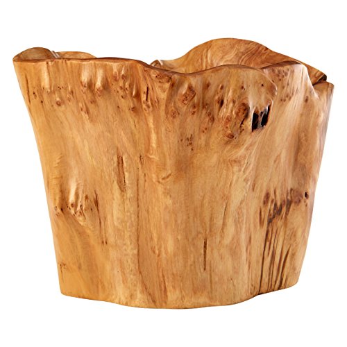 Premier Housewares Kora Deep Schüssel, Natural Cedarholz von Premier