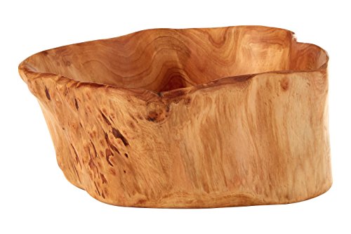 Premier Housewares Kora Small Schüssel, Natural Cedarholz von Premier