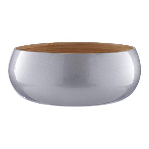 Premier Housewares Kyoto-Schüssel, Bambus, Silber, 20x20x8 von Premier