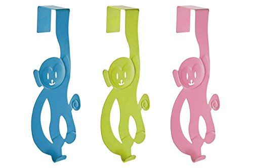 Premier Housewares Monkey Türgarderobe, Eisen, Sortiert, 8x8x22 von Premier Housewares