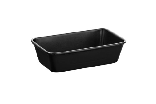 Premier Housewares OvenLove Rechteckige Kvastenform mit Antihaftbeschichtung, H 6,5 x B 24,5 x T 14,5 cm, Antihaft, schwarz, 25x15x7 von Premier