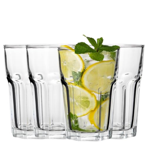 Premier Housewares Set von 4 Luxor KlarGlas Trinkglas, KlarGlas, 360ml, Farblos Premier Housewares Set von 4 Luxor KlarGlas Trinkglas, KlarGlas, 360ml, Farblos von Premier