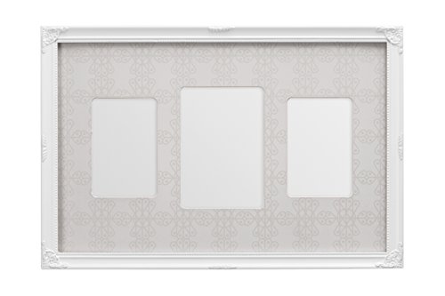 Premier Bilderrahmen für 3 Fotos, Weiß, Sperrholz, 3 x 45 x 29 cm Premier Bilderrahmen für 3 Fotos, Weiß, Sperrholz, 3 x 45 x 29 cm von Premier