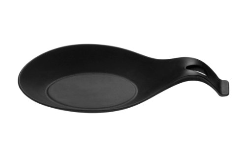 Unbekannt Zing Spoon Rest, Black Silicone von Premier