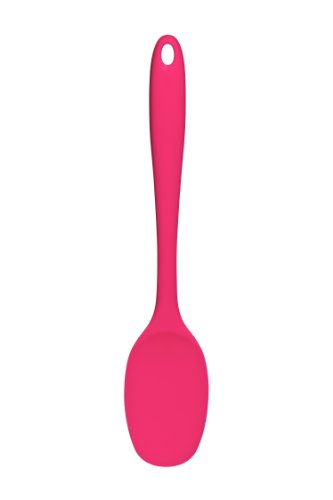 Zing Premier Housewares Silikon-Kochlöffel, Rot Hot Pink von Premier