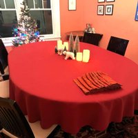 Alle Ovalen Tischdeckengrößen, Gesponnene Polyester-Tischdecke, Topseller Alle Ovalen Tischdeckengrößen, Gesponnene Polyester-Tischdecke, Topseller von PremierLinens