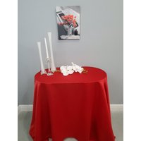 Ovale Tischdecke, Lamour Satin 36 Farben Ovale Tischdecke, Lamour Satin 36 Farben von PremierLinens