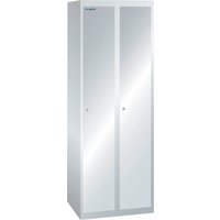 LISTA Garderobenschrank, (TxH) 500x1700mm, ohne Unterbau, 2 Abteile, Verschlussvorrichtung von Lista