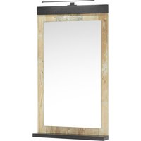 Home affaire Badspiegel "SHERWOOD, Spiegel im modernen Design" in 2 Farben verfügbar, inkl. LED-Beleuchtung, mit Ablageboden von home affaire