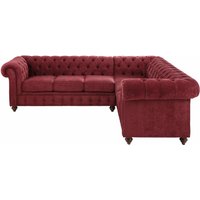 Home affaire Chesterfield-Sofa "Chesterfield Ecksofa, auch in Leder L-Form" von home affaire