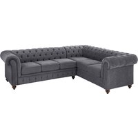 Home affaire Chesterfield-Sofa "Chesterfield Ecksofa, auch in Leder L-Form" von home affaire