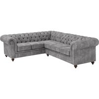 Home affaire Chesterfield-Sofa "Chesterfield Ecksofa, auch in Leder L-Form" von home affaire