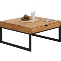Home affaire Couchtisch "Betula", zertifiziertes Massivholz (Eiche), in 3 verschiedenen Farbvarianten von home affaire