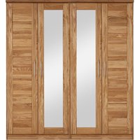 Home affaire Drehtürenschrank "Tommy, Kleiderschrank, Aufbewahrung, mit Fächern und Kleiderstange" Scandi, aus massivem Wildeiche, in verschiedenen Breiten erhältlich Home affaire Drehtürenschrank "Tommy, Kleiderschrank, Aufbewahrung, mit Fächern und Kleiderstange" Scandi, aus massivem Wildeiche, in verschiedenen Breiten erhältlich von home affaire