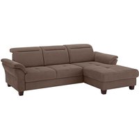 Home affaire Ecksofa "Solvei L-Form", mit Recamierenabschluß und Sitztiefenverstellung von home affaire